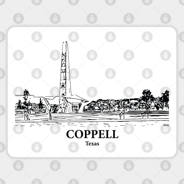 Coppell - Texas Magnet by Lakeric